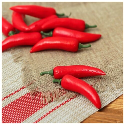 ЗдоровьЕ Муляж перец красный 1,5х5 см (набор 10 шт)