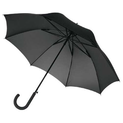 Зонт-трость Unit, черный зонт трость светоотражающий unit reflect черный