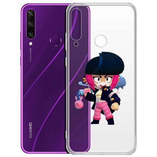 фото Чехол-накладка clear case brawl stars-ужасная биби для huawei y6p krutoff group