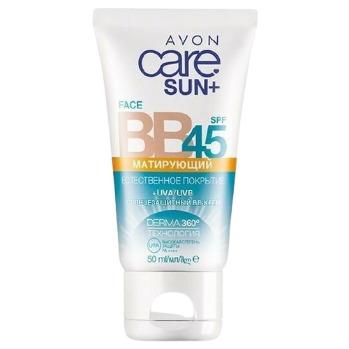 AVON BB крем Sun Care Матирующий, SPF 45, 50 мл, оттенок: универсальный