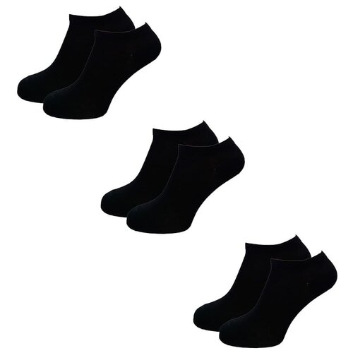 Носки LorenzLine, 3 пары, размер 43/44, черный