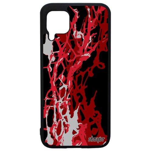 фото Модный чехол на смартфон // huawei p40 lite // "огонь" стиль эффект, utaupia, красный