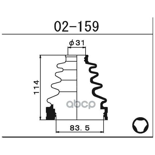 Пыльник шруса внутреннего Maruichi 02-159