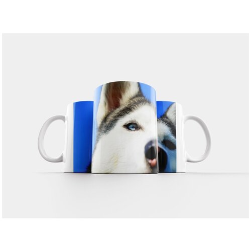фото Кружка "хаски, собака, сибирский хаски" 320 мл lotsprints