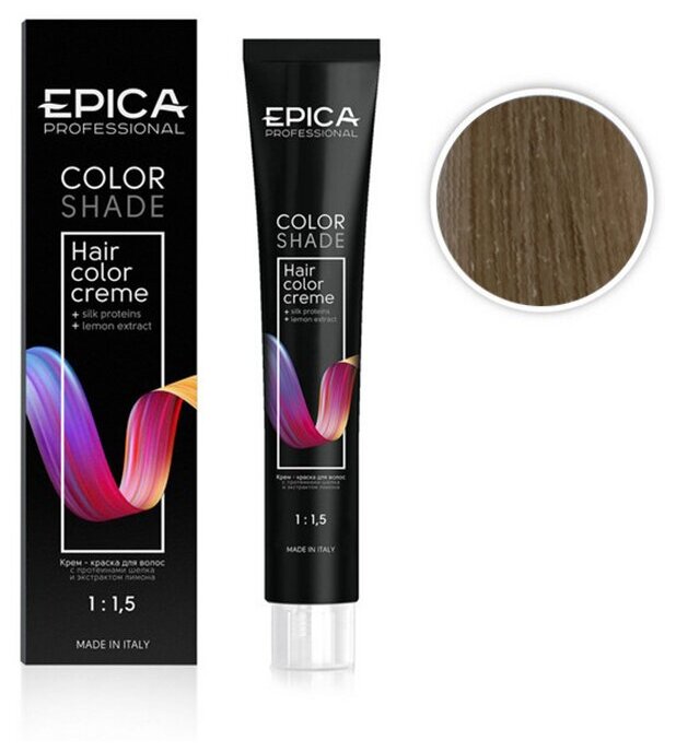 EPICA PROFESSIONAL Colorshade Крем-краска 9.71 блондин шоколадно-пепельный, 100 мл.