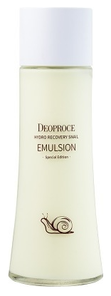 Deoproce Hydro Recovery Snail Emulsion Восстанавливающая эмульсия для лица с муцином улитки, 150 мл