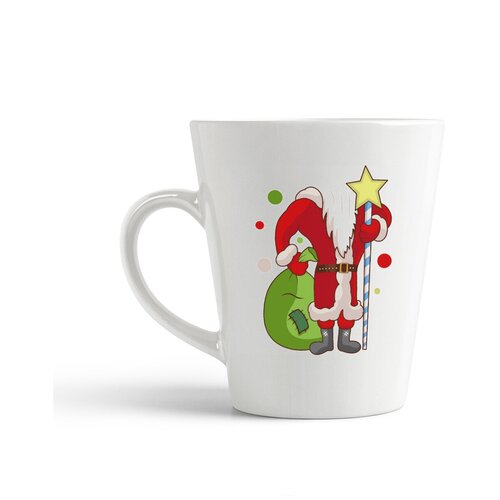 фото Кружка-латте coolpodarok "дед мороз (есть пара)"