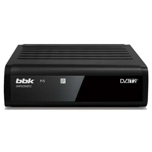 Ресивер DVB-T2 BBK SMP025HDT2 черный