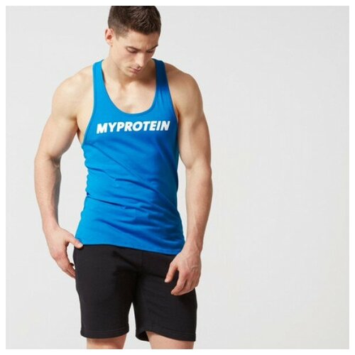 Myprotein майка с логотипом Голубая XL