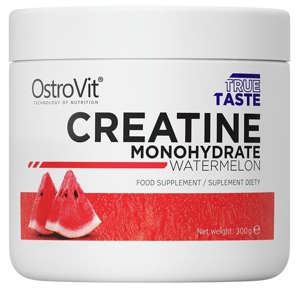 Креатин моногидрат OstroVit Creatine Monohydrate - 300 грамм, арбуз