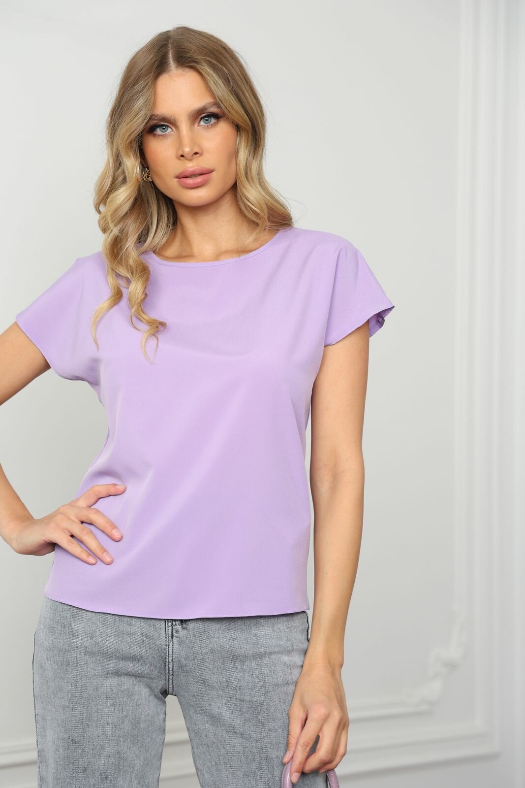 Блуза A-A Awesome Apparel by Ksenia Avakyan фиолетовый 
