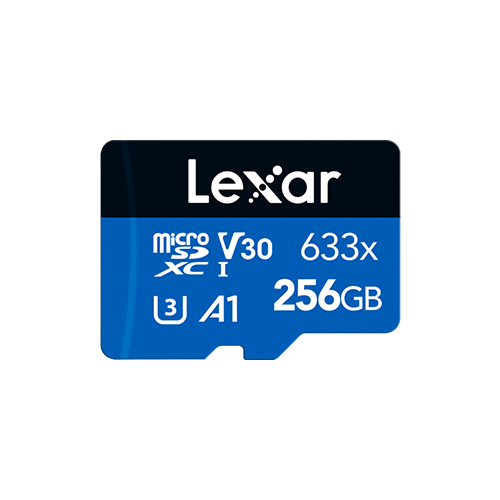 Карта памяти LEXAR 633x Micro SD, класс 10 UHS-1 U3 V30 A1 256 ГБ