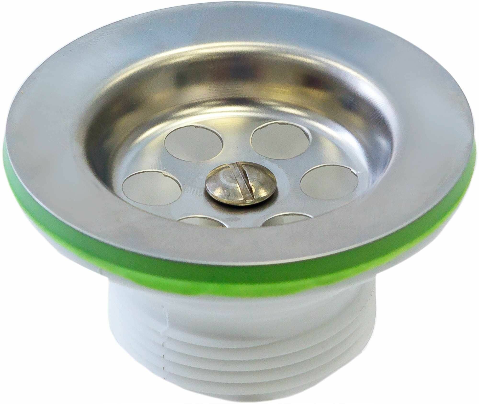 фото Выпуск для раковины 1 1/4" с нержавеющей сеткой