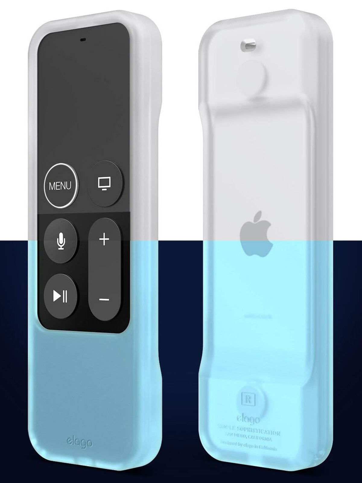 Elago для пульта Apple TV чехол R1 Intelli case Nightglow blue