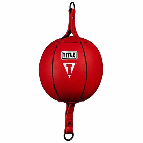 Груша пневматическая на растяжках TITLE Boxing Double End Bag, красная груша everlast mx double end peanut красная