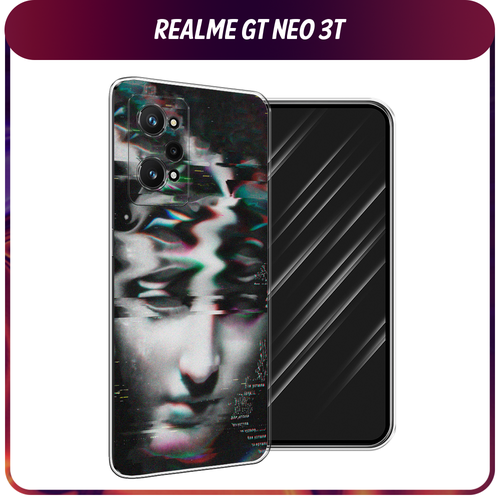 Силиконовый чехол на Realme GT Neo 3T/GT Neo 2 / Реалми GT Neo 3T Glitch Art