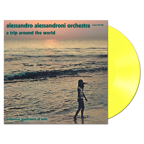 Виниловая пластинка Alessandro Alessandroni / A Trip Around The World (Limited Clear Yellow Vinyl) (1LP) 2 5l beach bucket sand toy foldable silicone collapsible buckets summer party playing portable pail for fishing home storage