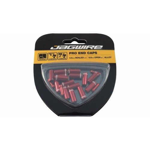 Наконечник рубашки и тросиков Jagwire Pro End Cap Pack Red (CHA094-RJ)