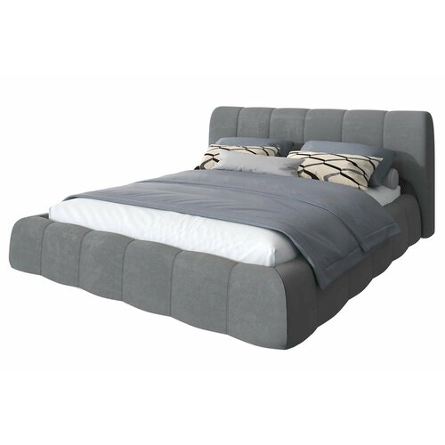 Двуспальная кровать Буше темно-серый