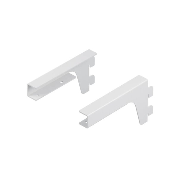 Кронштейн для полок ЛДСП 150 см белый 2 шт для гардеробной системы Larvij