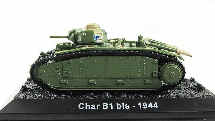Масштабная модель 1/72, танк Char B1 bis 1944 — фото 1
