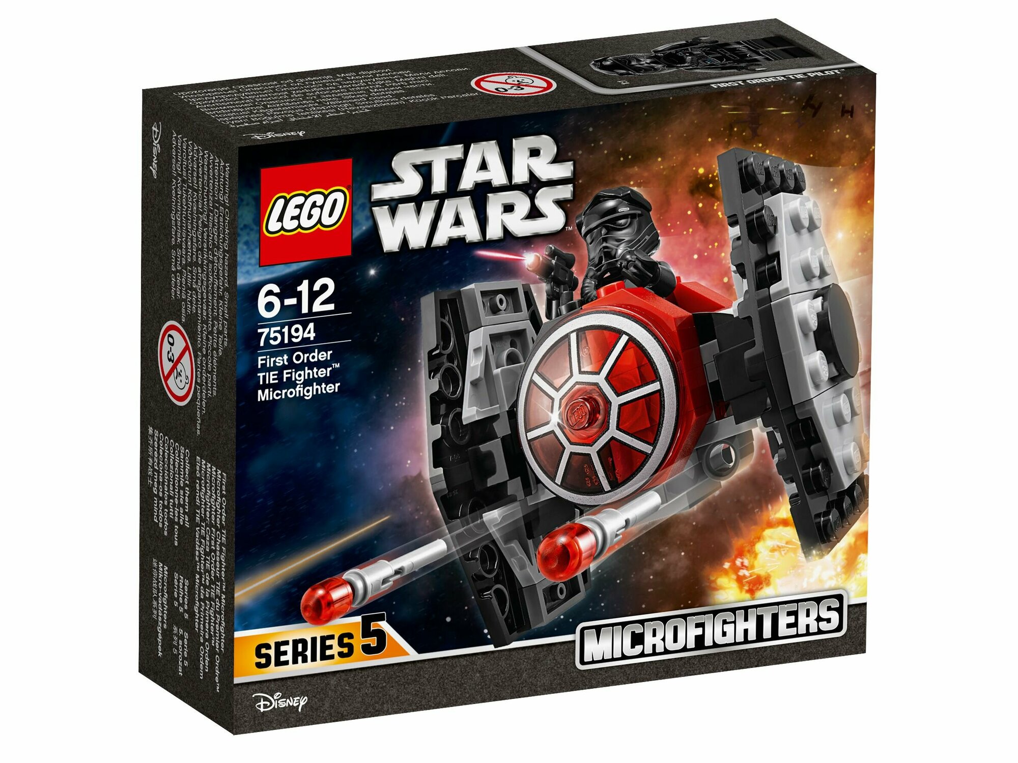 Конструктор LEGO Star Wars 75194 First Order TIE Fighter Microfighter