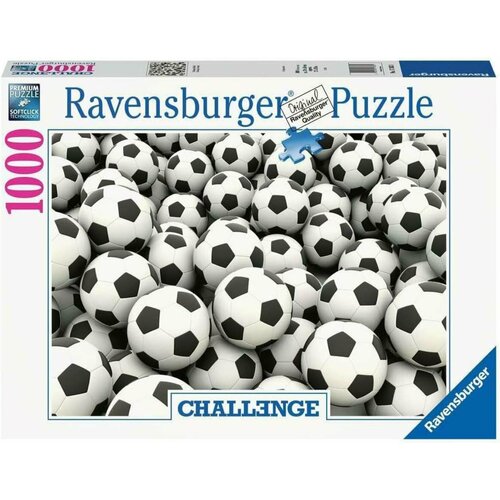 Пазл для взрослых Ravensburger 1000 деталей: Футбольные мячи пазлы ravensburger пазл копенгаген 1000 элементов