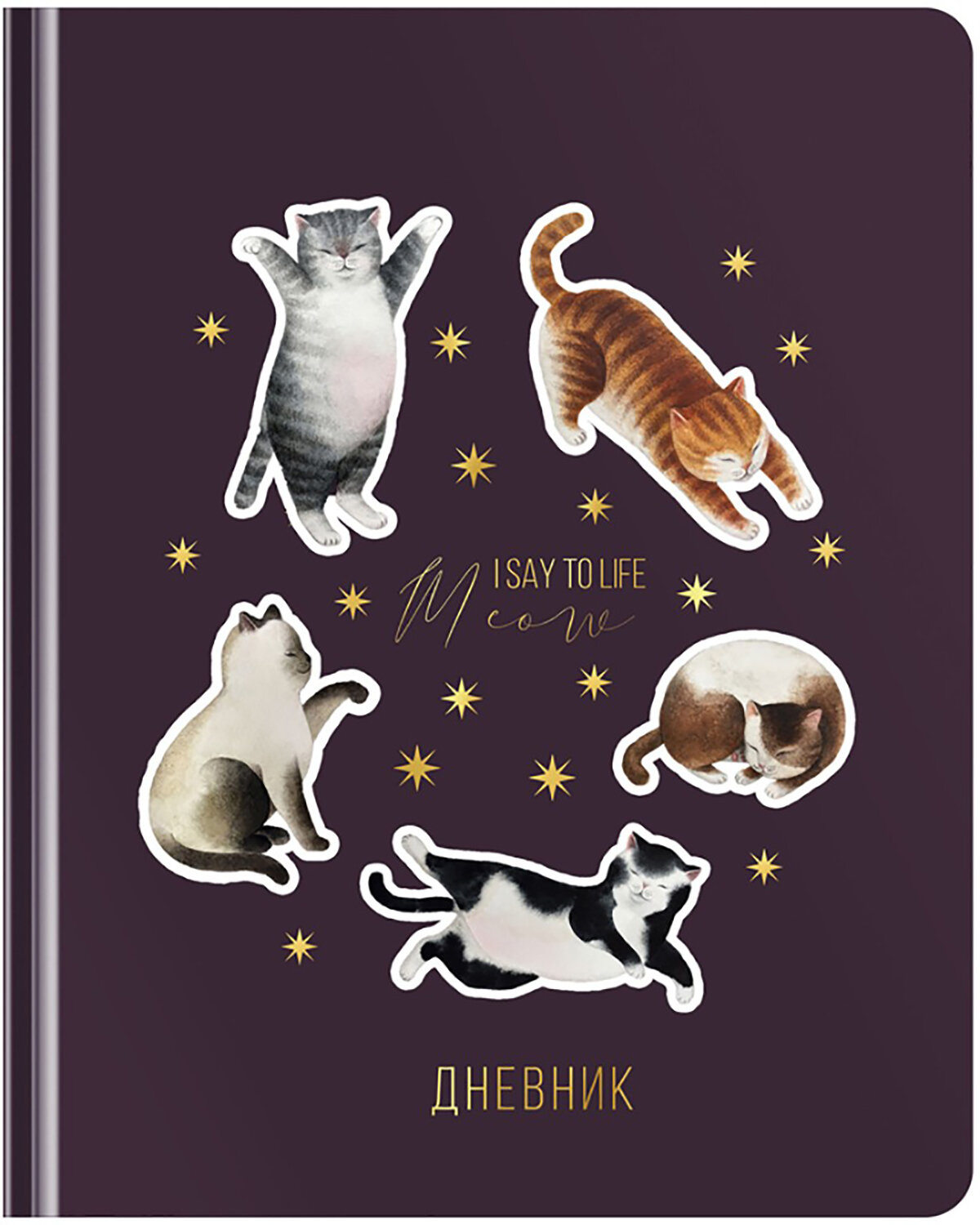 Дневник школьный для 1-11 классов I say meow, 48 листов Greenwich Line - фото №4