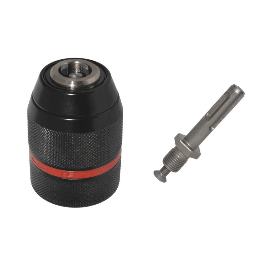 фото Патрон быстрозажимной цельнометаллический 1/2" (13мм) переходник SDS-plus