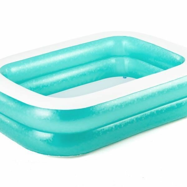 Изображение Бассейн надувной 200*146*48 см Blue Rectangular Family Bestway (54005)