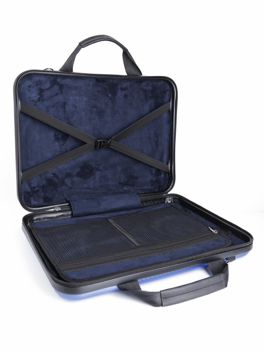Сумка кейс для ноутбука с плечевым ремнем/ Поликарбонат/ 13 дюймов — фото 1