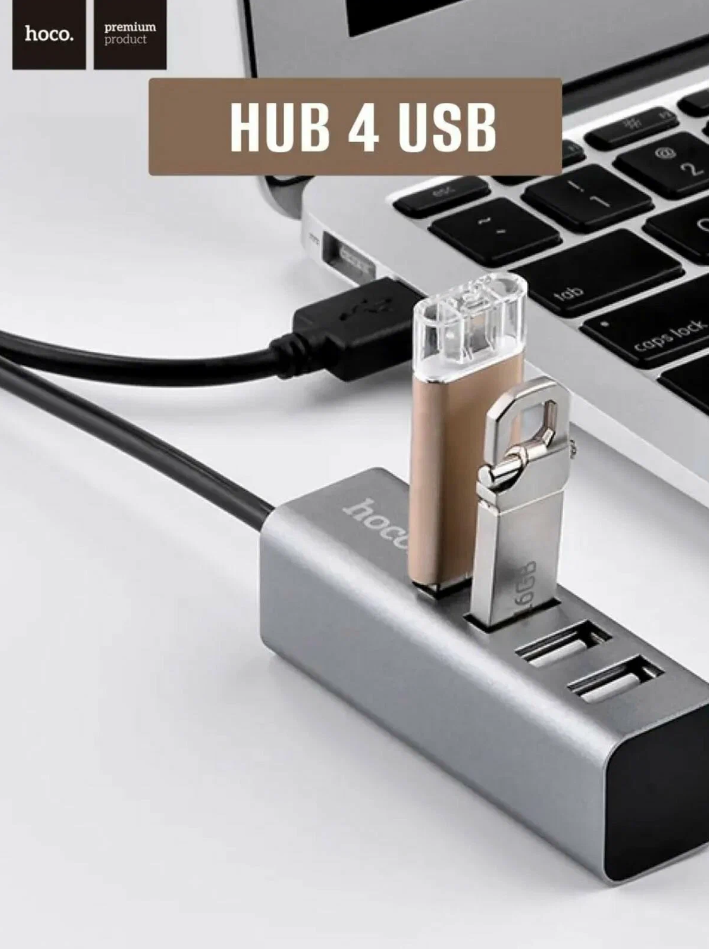 Переходник Hoco HB1 USB концетратор на 4 USB