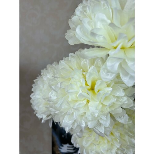 Астра Королевская Белая, Искусственные цветы, Декор для дома, Декор для сада