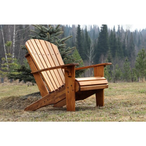 Садовое кресло из лиственницы "Адирондак" с адресной доставкой