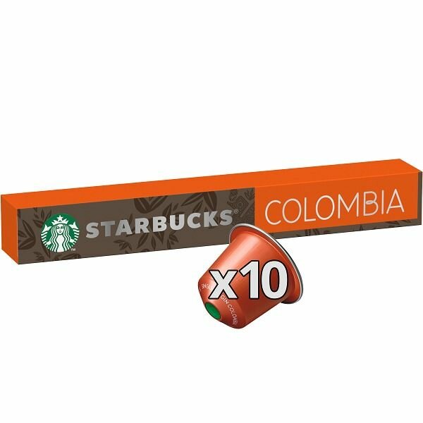 Кофе в капсулах Starbucks Colombia, 10 шт