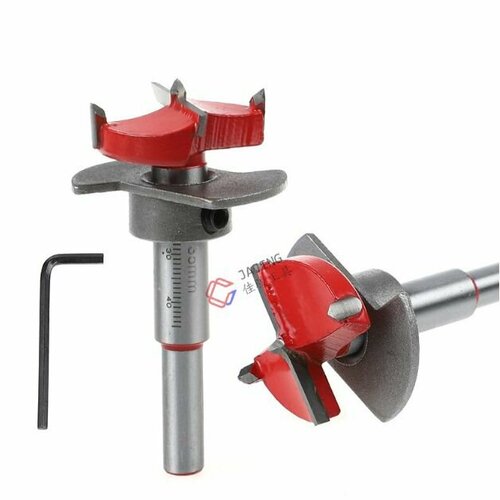 Сверло Форстнера 35 мм с ограничителем и шестигранником