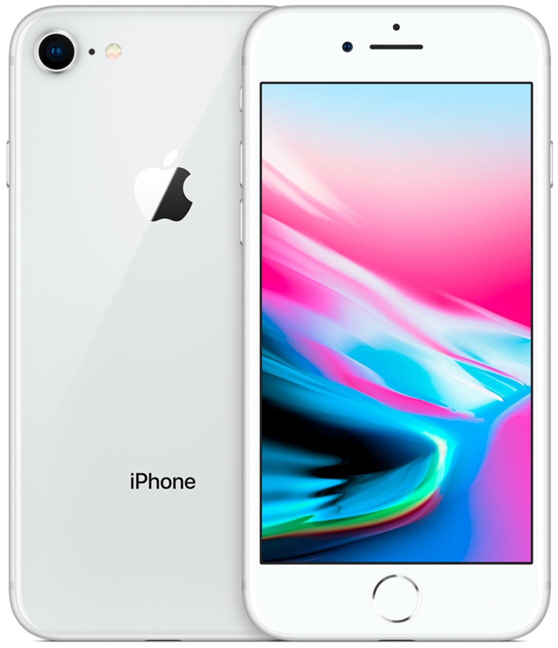 Смартфон Apple iPhone 8 64 ГБ RU, 1 nano SIM, серебристый – купить