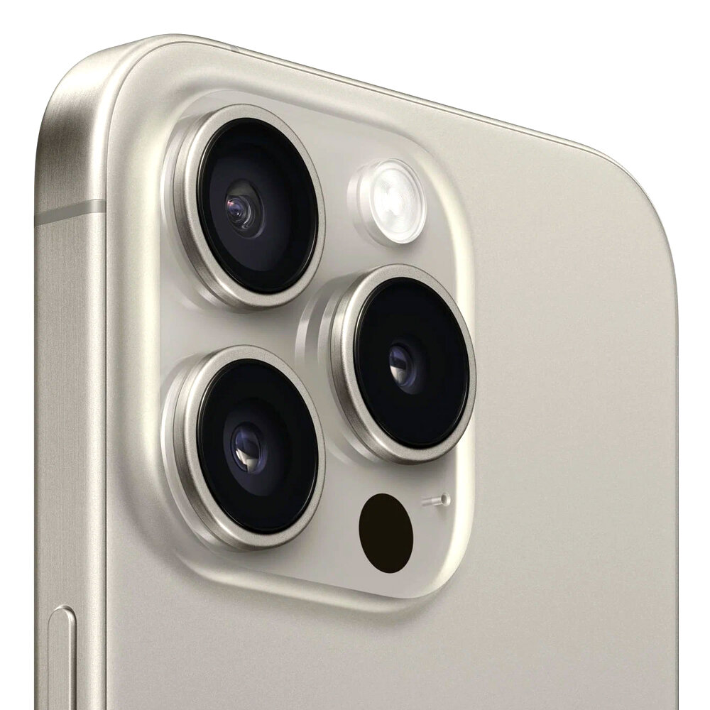 Смартфон Apple iPhone 15 Pro 128 ГБ, Dual: nano SIM + eSIM, титановый — фото 1