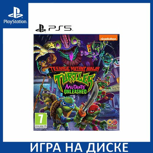 Игра TMNT Teenage Mutant Ninja Turtles (Черепашки Ниндзя): Mutants Unleashed PS5 Английский язык Диск на PlayStation 5