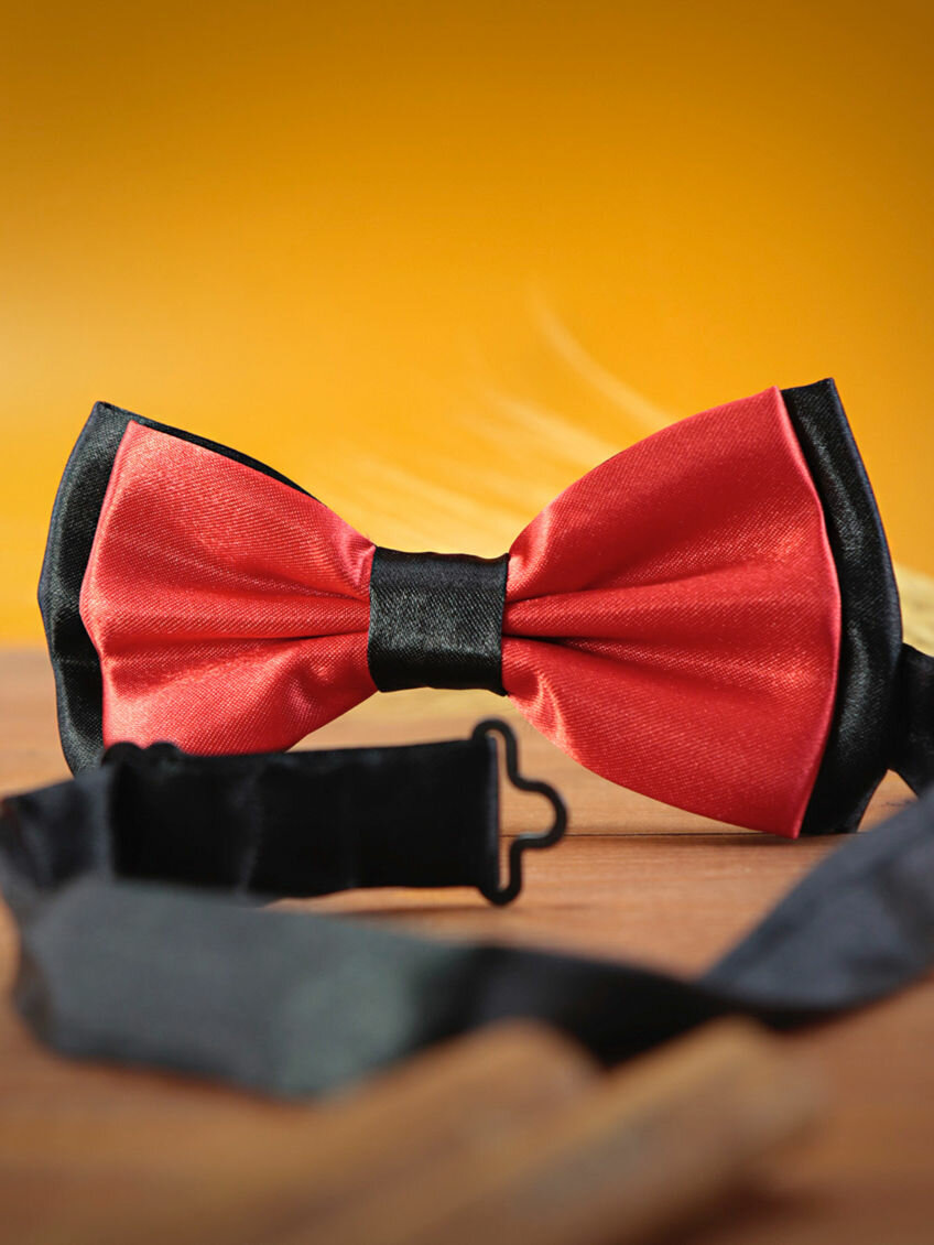 Бабочка 2beMan, красный/черный — фото 1