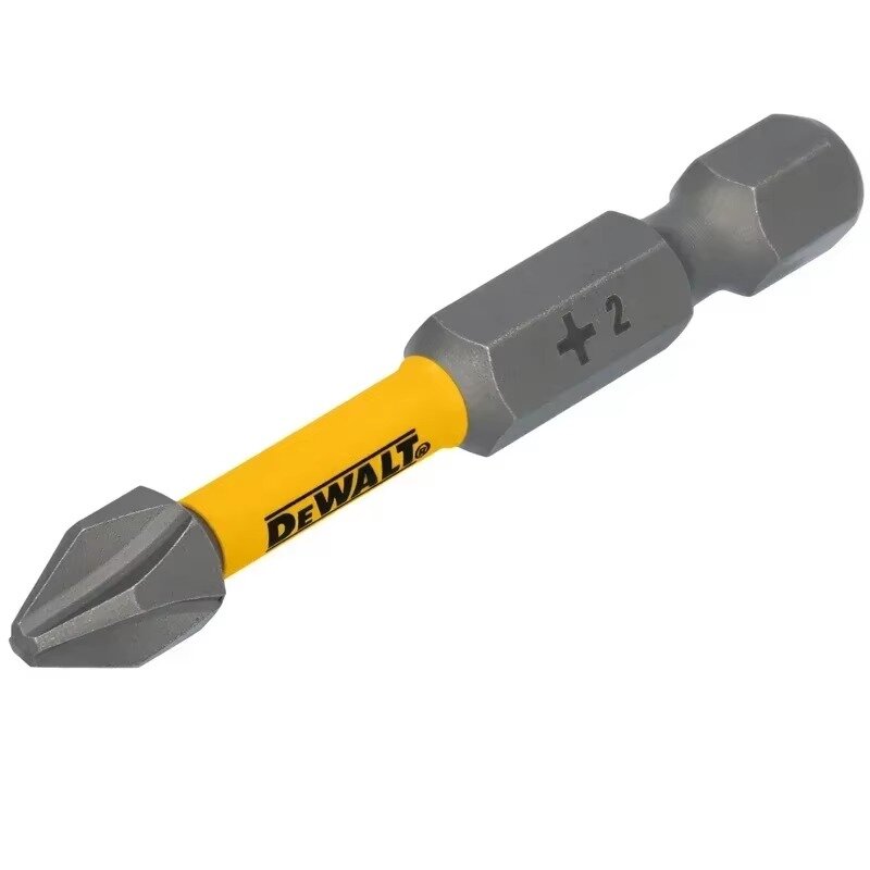 Биты Dewalt MAX FIT ULTRA DWAF2PH2-2H, односторонние, PH2, с лазерной гравировкой для идентификации бит — фото 1