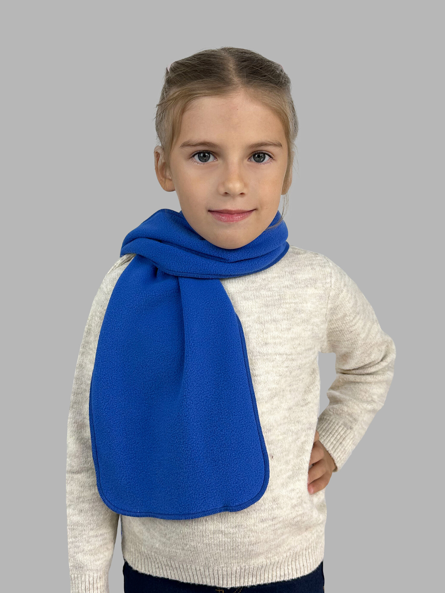 Шарф Body Pillow для детей,120х19 см, васильковый — фото 1