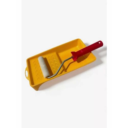 Мини-валик велюровый 100 мм с лотком 150x290 мм, для стен и потолков