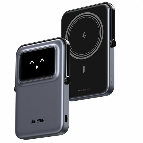 Внешний аккумулятор UGREEN PB571 35605B 5000mAh MIni Magnetic Wireless 20W Power Bank Цвет серый 4490₽