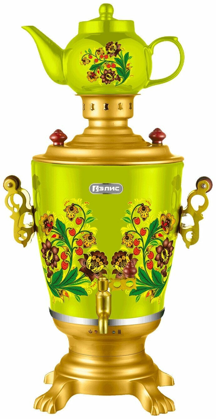 Самовар Элис ЭЛ-4002/4003/4022/4023/4026/4027/4028/4029/4052/4053/4054/4058/4059 4 л разноцветный 4 л 38 см 27 см 27 см