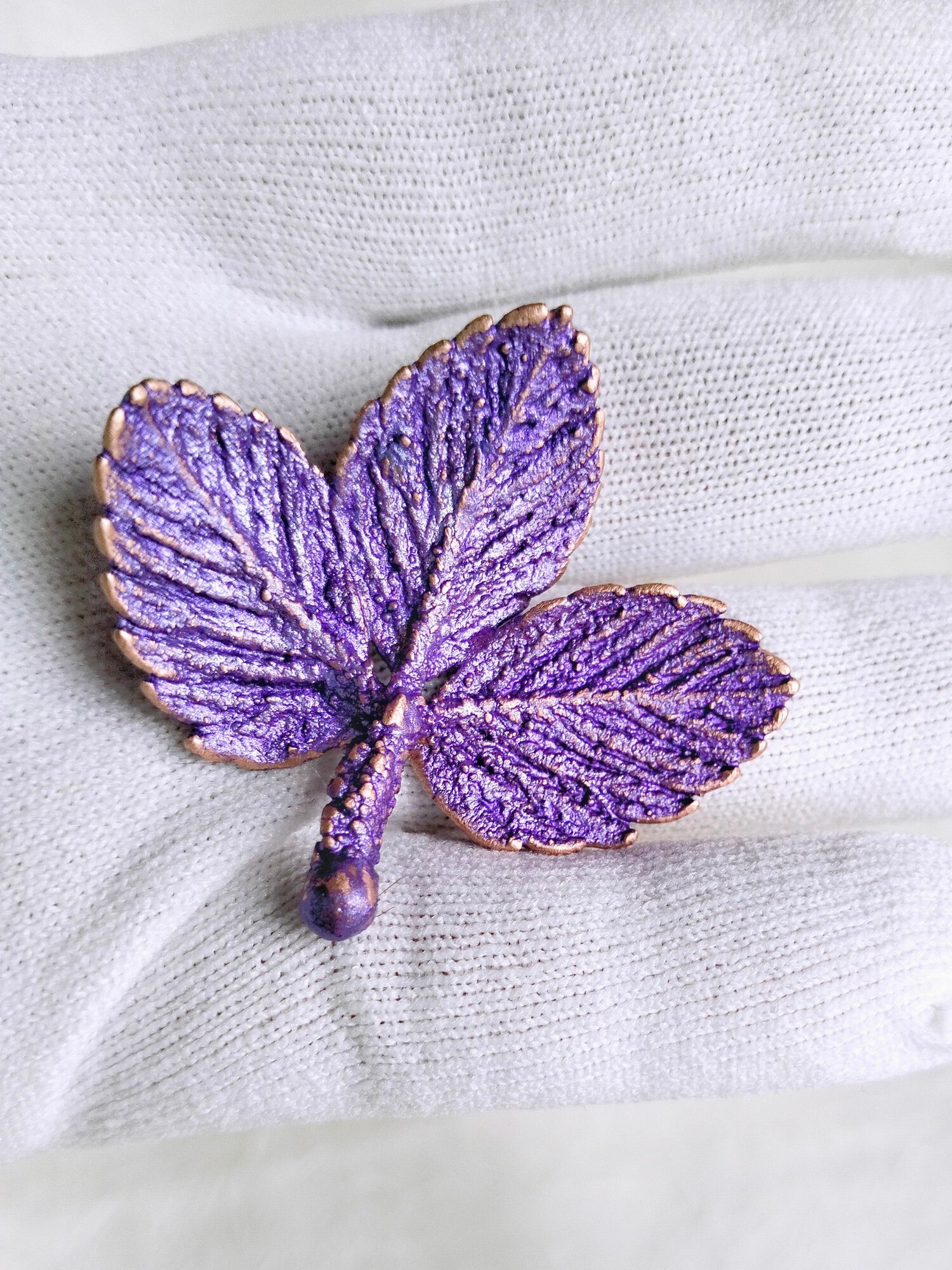 Брошь Медная мастерская GALATEA