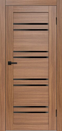 Изображение товара Дверь межкомнатная комплект с коробкой и наличниками Сигма-20 со стеклом, орех, 700х2000мм