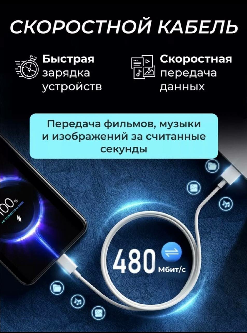 Зарядное устройство для телефона с быстрой зарядкой oppo/redmi/samsung — фото 1