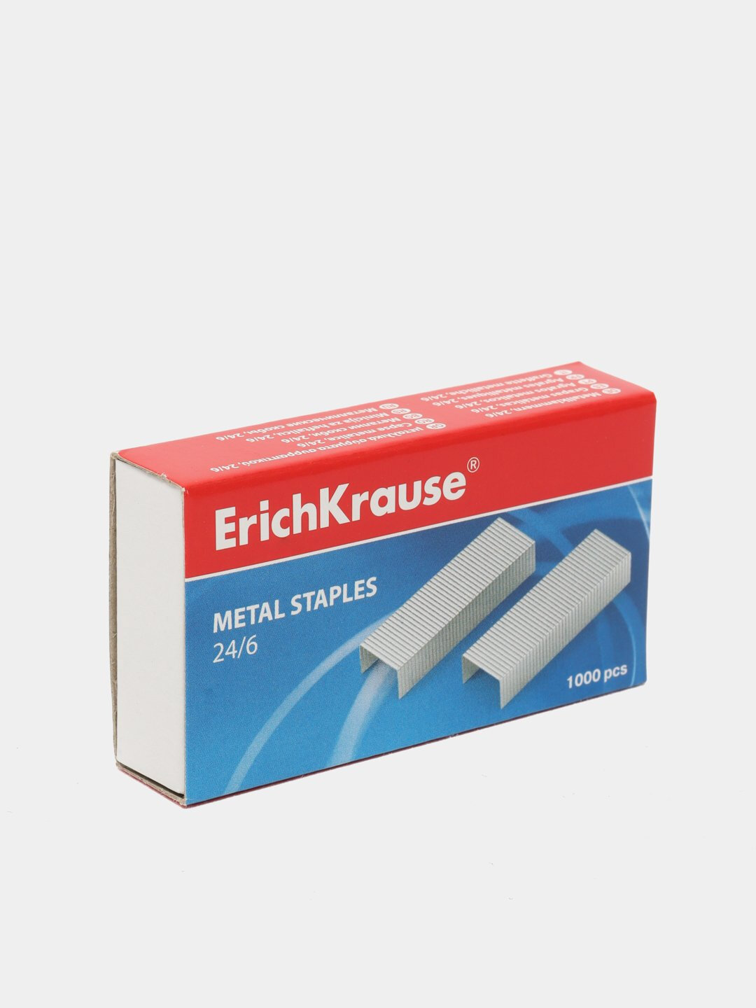 Скобы ErichKrause №10 предназначены для использования в канцелярских степлерах (маленький) — фото 1