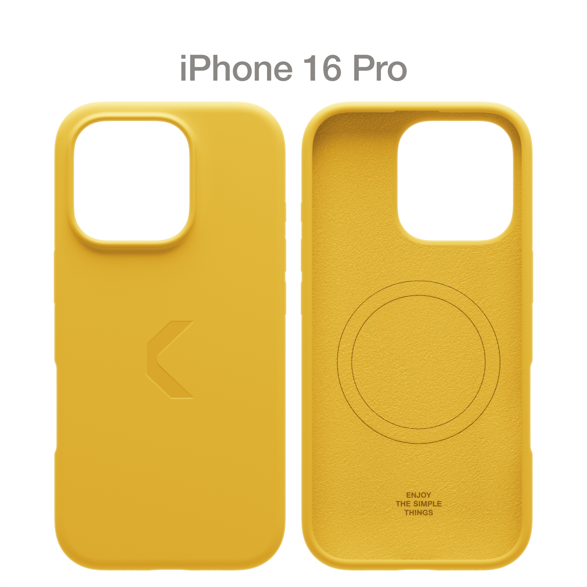 Силиконовый чехол COMMO Shield Case для Apple iPhone 16 Pro с поддержкой беспроводной зарядки, Commo Yellow